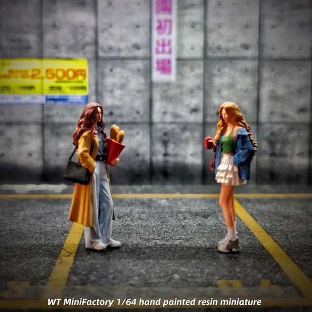 予約 WT2025121921 WT Minifactory 1/64 Bread Girls Duo フランスパン