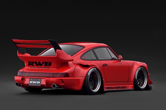 予約 IG3971 イグニッションモデル 1/18 RWB 964 Red , Boost Gear ミニカー通販