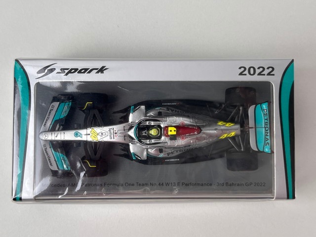 1/43 ���ѡ��� S8515 ��륻�ǥ� AMG �ڥȥ��ʥ� F1 ������ W13 E �ѥե����ޥ� �С��졼�� Bahrain GP 3rd 2022 L. �ϥߥ�ȥ� #44
