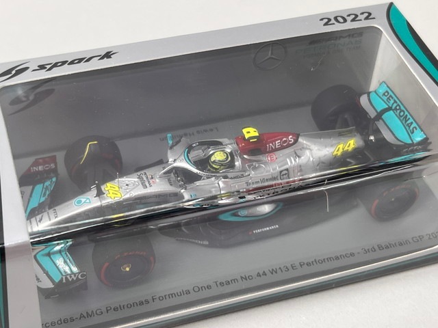 1/43 ���ѡ��� S8515 ��륻�ǥ� AMG �ڥȥ��ʥ� F1 ������ W13 E �ѥե����ޥ� �С��졼�� Bahrain GP 3rd 2022 L. �ϥߥ�ȥ� #44