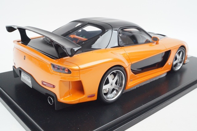 新品17A19-17 onemodel 1/18 Veilside RX7 オレンジ, Boost Gear