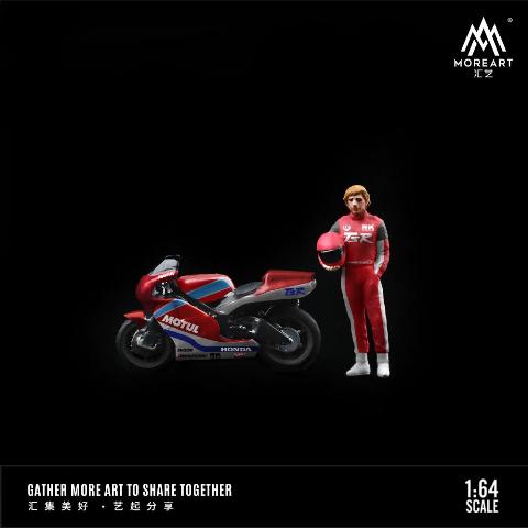 予約 MO222065 MoreArt 1/64 ホンダ Honda Racing Motorcycle Drive