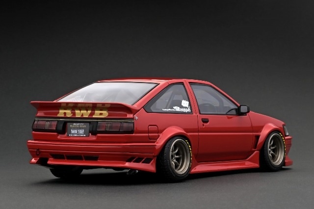 新品 IG2611 イグニッションモデル（レジン） 1/18 RWB AE86 Red