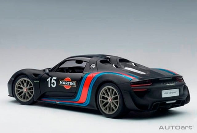 1/18 オートアート　AUTOart　ポルシェ918スパイダー　美品　黒 1/18 オートアート AUTOart ポルシェ918スパイダー 美品 黒