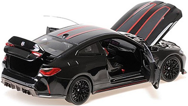 新品 110023021 ミニチャンプス 1/18 BMW M4 CSL 2023 ブラック ※受注