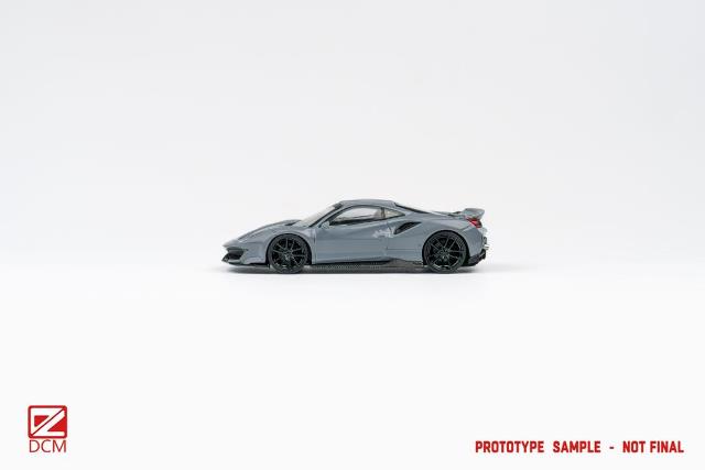 予約 DCM 1/64 Novitec 488 Pista Cement Grey, Boost Gear