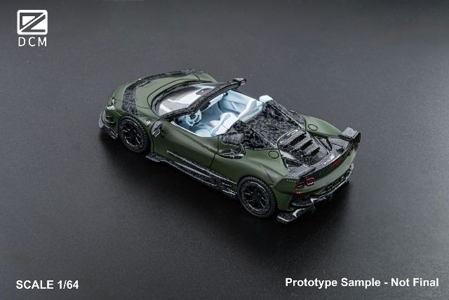 予約 DCM 1/64 マンソリー Mansory SF90 F9XX Military green