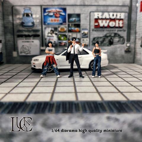 予約 LK2025072315 Lucky Studio 1/64 Suit Thug Brother and Sister