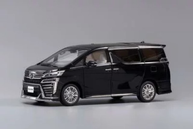 ��� KF030-1 KENGFai 1/18 �ȥ西 TOYOTA Vellfire ������ե����� Pearl Black LHD 