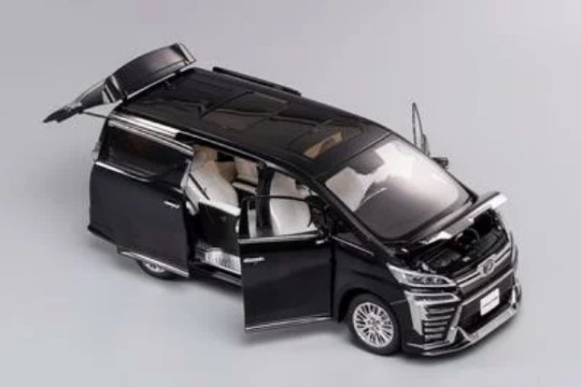 ��� KF030-1 KENGFai 1/18 �ȥ西 TOYOTA Vellfire ������ե����� Pearl Black LHD 