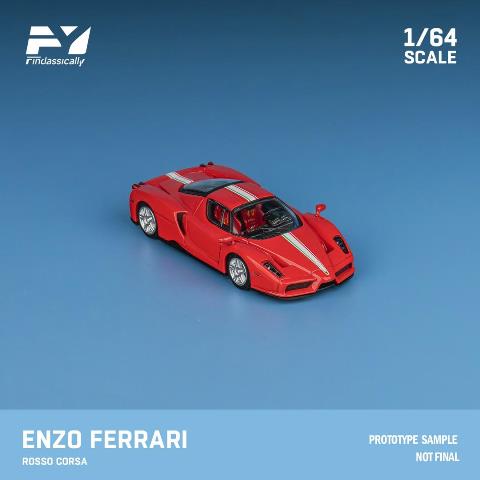 予約 FY64068 Finclassically 1/64 フェラーリ Enzo Red Italian
