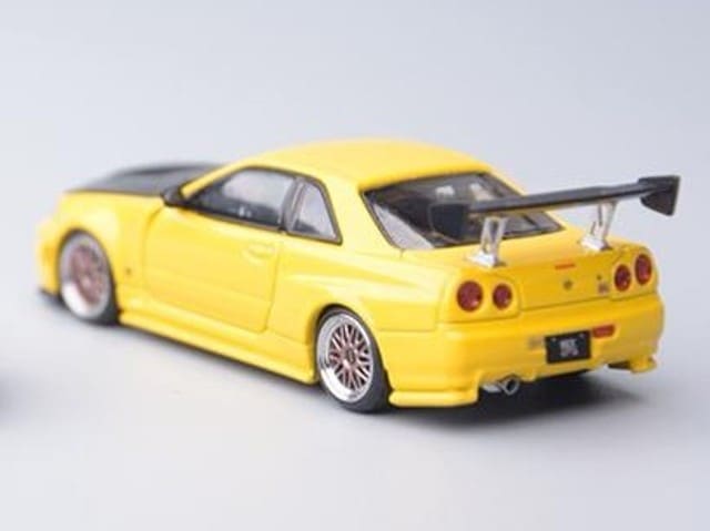 FOCAL HORIZON GTR R34 ミニカー 1/64 Focal Horizon FHNSR34SB Nissan Skyline GT-R R34 FNF