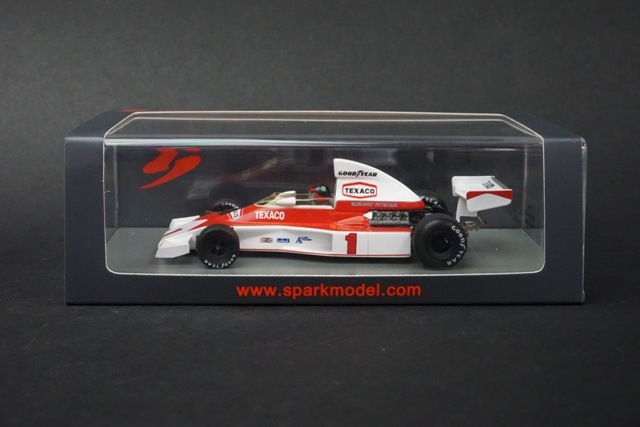 1/43 スパーク S5743 マクラーレン M23 #1 Winner British GP 1975