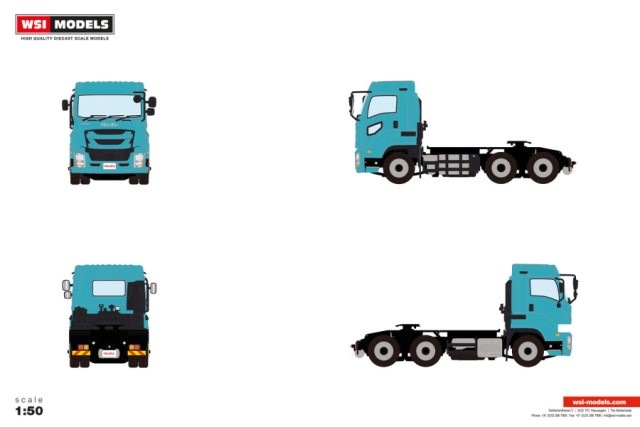 予約 01-5590 WSI 1/50 Isuzu いすゞ ギガ フルキャブ ミドルルーフ