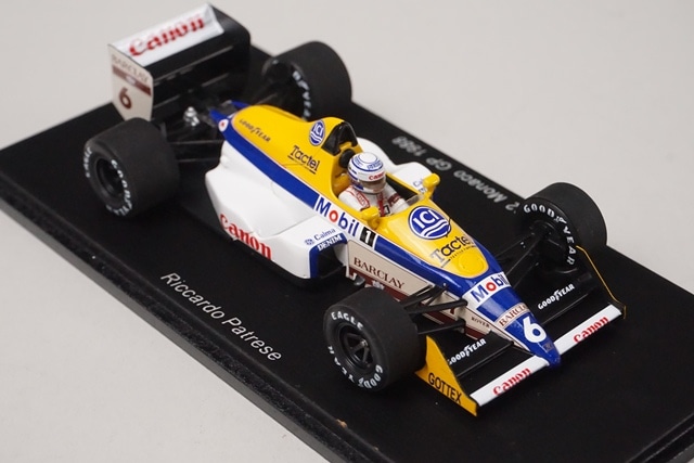 1/43 スパーク S4028 FW12 F1 モナコ Monaco GP 1988 #6 R. パトレーゼ
