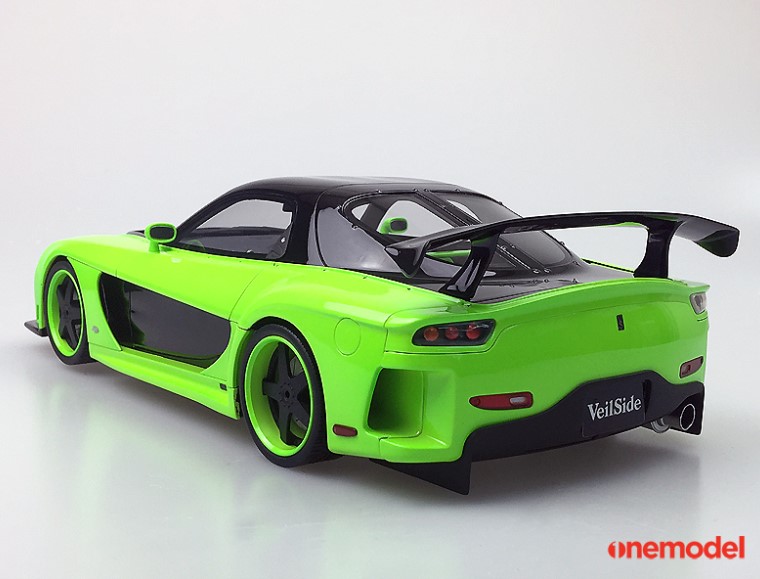 新品17A19-28 onemodel 1/18 Veilside RX7 グリーン, Boost Gear