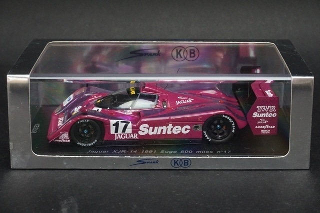 1/43 スパーク KBS058 ジャガー XJR-14 菅生 500マイル 1991#17, Boost