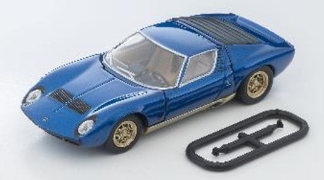 予約 LV-N トミーテック 1/64 ランボルギーニ ミウラ SV 青