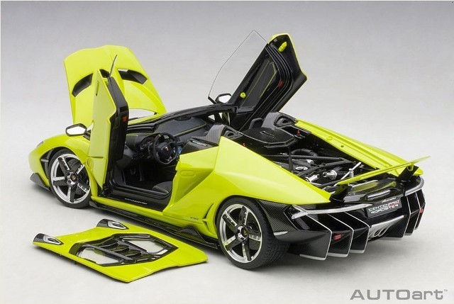 AUTOart 1/18 ランボルギーニ チェンテナリオ ロードスター パール・ブルー 完成品 79206 AUTOart 1&frasl;18 ランボルギーニ チェンテナリオ メタリック・グリーン