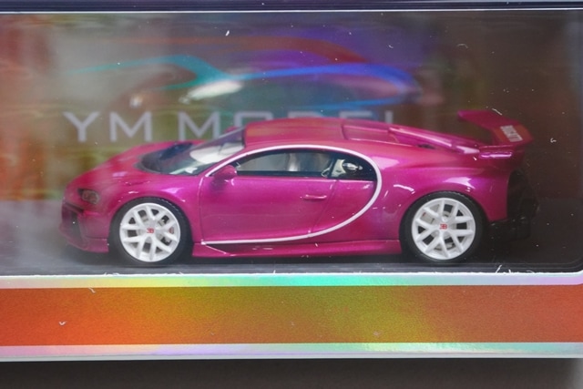 新品 YM model 1/64 ブガッティ シロン Bugatti Chiron Pur