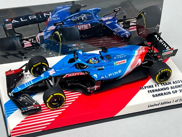 1/43 �ߥ˥����ץ� 447210114 �ѥɥå����� ����ԡ��� F1������ A521 �С��졼��GP 2021 #14 F.������