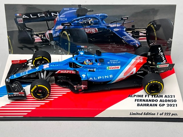 1/43 �ߥ˥����ץ� 447210114 �ѥɥå����� ����ԡ��� F1������ A521 �С��졼��GP 2021 #14 F.������