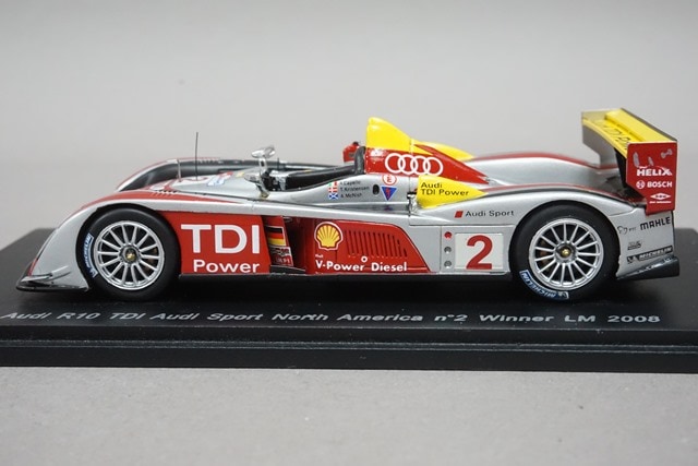 1/43 スパーク 43LM08 アウディ R10 TDI Audi Sport North America