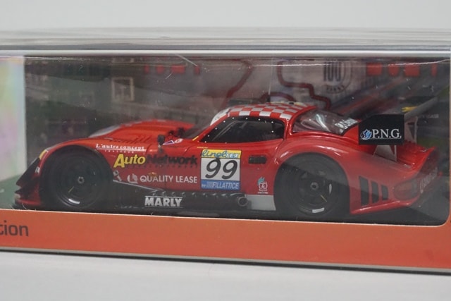 新品 100SPA24 スパーク 1/43 Marcos Mantara LM600 24H Spa 2002 B