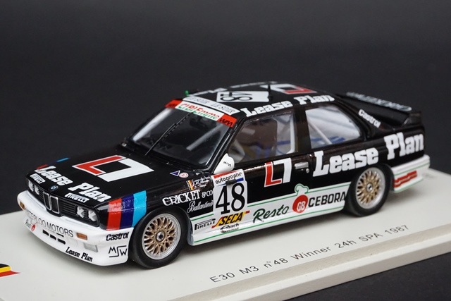 BMW E30 M3 Winner 24h SPA 1987 ミニカーSpark BMW E30 M3 Winner 24h SPA 1987 ミニカーSpark