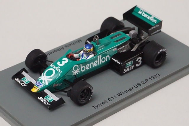 1/43 ���ѡ��� S7286 �ƥ���� 011 F1 ����ꥫ US GP 1983 ͥ�� #3 M. ����ܥ졼��