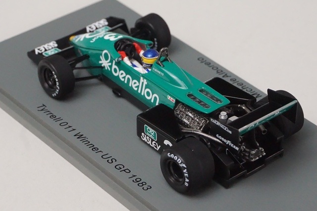1/43 ���ѡ��� S7286 �ƥ���� 011 F1 ����ꥫ US GP 1983 ͥ�� #3 M. ����ܥ졼��