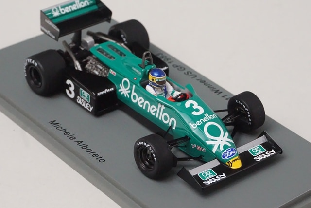 1/43 ���ѡ��� S7286 �ƥ���� 011 F1 ����ꥫ US GP 1983 ͥ�� #3 M. ����ܥ졼��