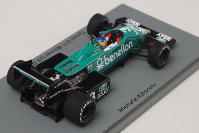 1/43 ���ѡ��� S7286 �ƥ���� 011 F1 ����ꥫ US GP 1983 ͥ�� #3 M. ����ܥ졼��