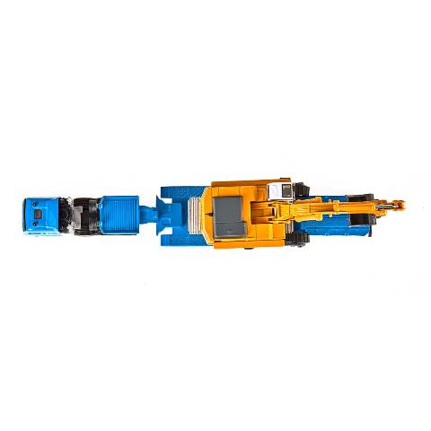 新品SK1847 ジク SIKU セミトレーラー リープヘル パワーショベル 積載