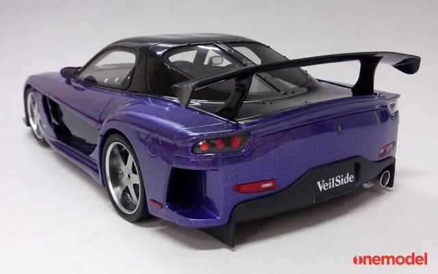新品17A19-30 onemodel 1/18 Veilside RX7 パープル, Boost Gear