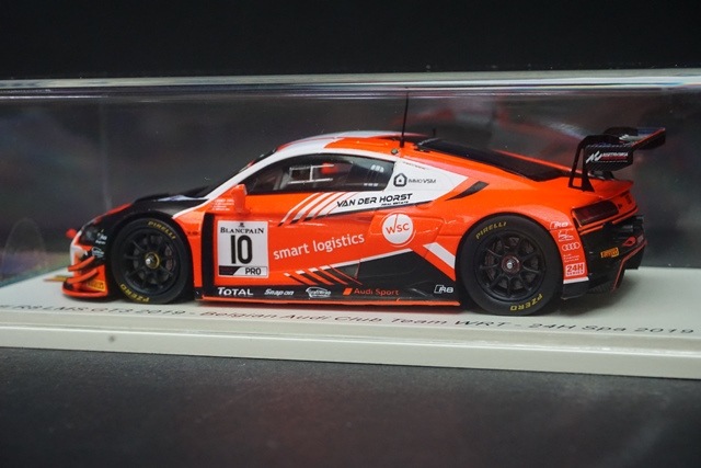 1/43 スパーク SB258 アウディ R8 LMS GT3 Belgian Audi Club Team WRT
