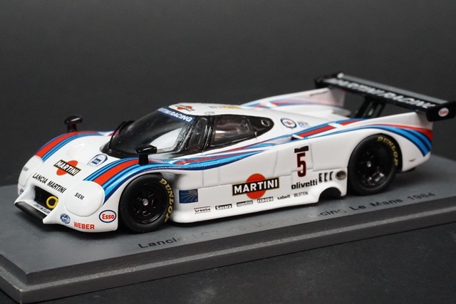 ミニカー spark Lancia LC2 Martini Racing 1/43 Spark 1:43 Lancia LC2 #4 6th 24h LeMans 1985 Wollek