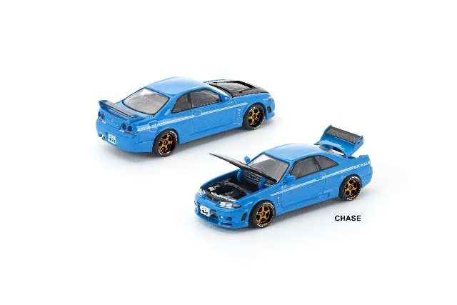 R/C VANNING 1/32 青色 ✨️激レア✨️ バニング!! 予約 PRE019 Enigma x Pop Race 1/64 スカイライン SKYLINE R33