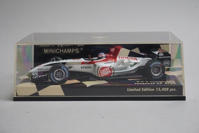 1/43 ミニチャンプス 400040110 BAR ホンダ 006 日本GP 2004 #10 佐藤