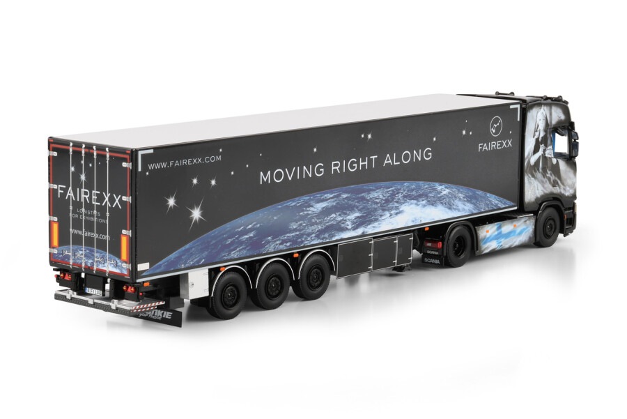 ͽ�� 01-5048 WSI 1/50   Fairexx SCANIA S HIGHLINE CS20H 4X2 BOX TRAILER - 3 AXLE