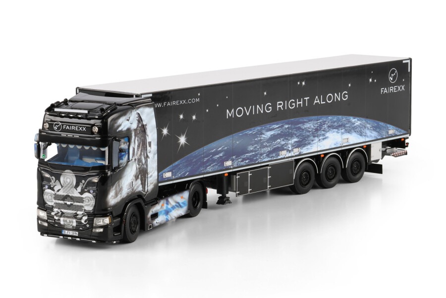 ͽ�� 01-5048 WSI 1/50   Fairexx SCANIA S HIGHLINE CS20H 4X2 BOX TRAILER - 3 AXLE