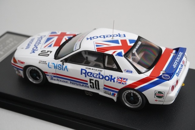 1/43 HPI 8607 日産 リーボック スカイライン GT-R JTC 鈴鹿 1991 #50