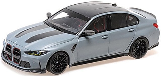 新品 110023501 ミニチャンプス 1/18 BMW M3 CS 2023 グレーメタリック