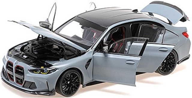 新品 110023501 ミニチャンプス 1/18 BMW M3 CS 2023 グレーメタリック