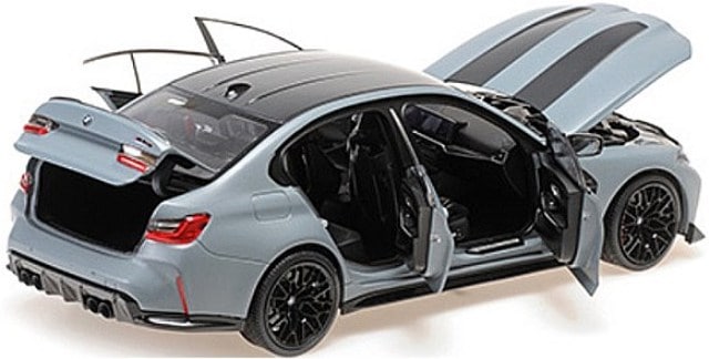 新品 110023501 ミニチャンプス 1/18 BMW M3 CS 2023 グレーメタリック