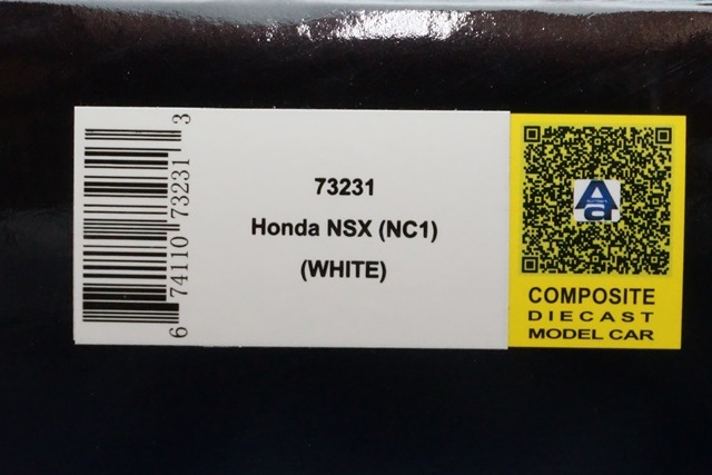 1/18 オートアート 73231 ホンダ NSX (NC1) ホワイト, Boost Gear