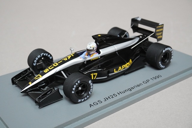 1/43 スパーク S7222 AGS JH25 ハンガリーGP 1990 #17 G