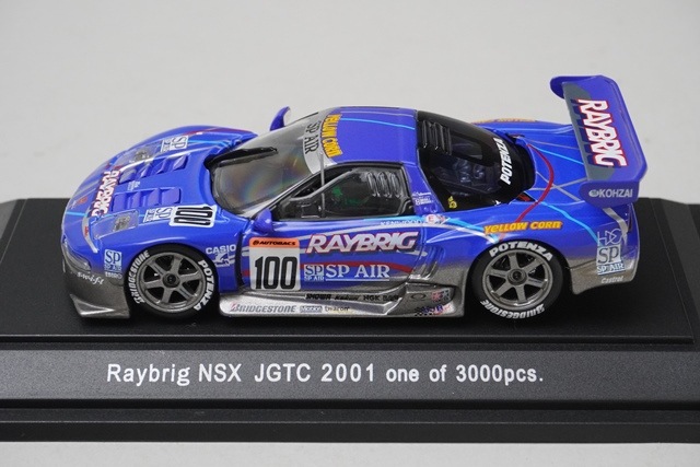 1/43 エブロ 43203 ホンダ レイブリック NSX JGTC 2001 #100 ブルー
