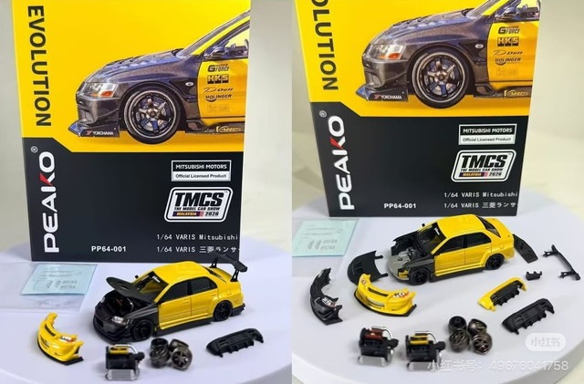 予約 PP64-001 Peako Model 1/64 三菱 ランサー Mitsubishi Lancer