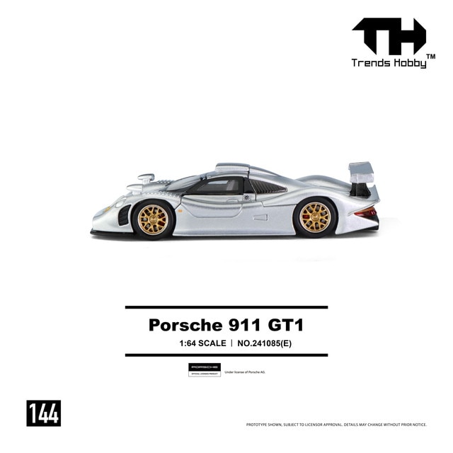 予約 #144-241085(E) Trends Hobby TH 1/64 ポルシェ Porsche 911 GT1